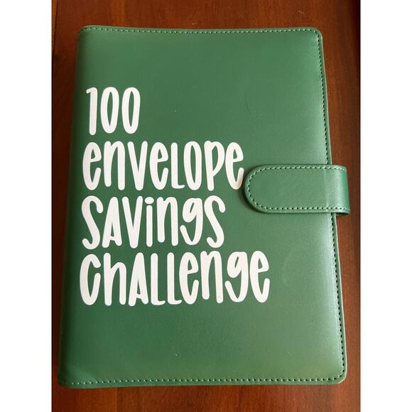 100 Envelope Challenge Binder, Easy and Fun Way to Save $5,050 NEW - Picture 1 of 2